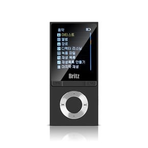 BZ-MP4580BL 블랙 8GB 블루투스 MP3플레이어 FM라디오