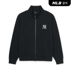 [코리아공식] 베이직 미디움로고 스텐넥 집업 NY (Black)