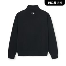 [코리아공식] 베이직 미디움로고 스텐넥 집업 NY (Black)