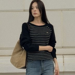 Lambswool blended line point knit [TIWT02SW04]_2color