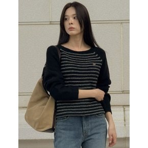 Lambswool blended line point knit [TIWT02SW04]_2color