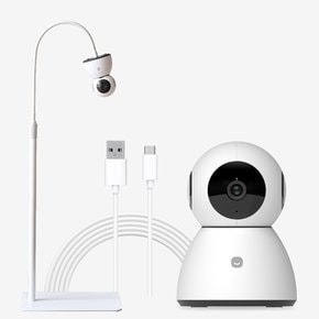 (세트)스마트 CCTV 홈카메라 300만 화소 3MP PRO+ & 5m케이블 & 스탠드 거치대