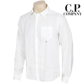 C.P. COMPANY 린넨 자수 로고 셔츠 (10CMSH309A-005415G 103)