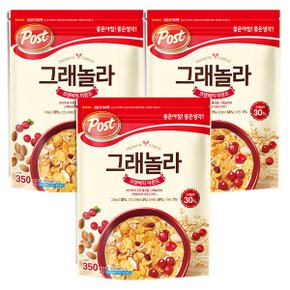 포스트 그래놀라 크랜베리 아몬드 350g x 3개