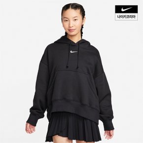 우먼스 나이키 스포츠웨어 피닉스 플리스 오버-오버사이즈 풀오버 후디 NIKE DQ5859-010