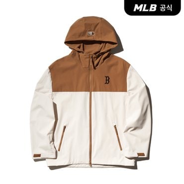 MLB [코리아공식] 메가로고 블러킹 바람막이 BOS (D.Cream)