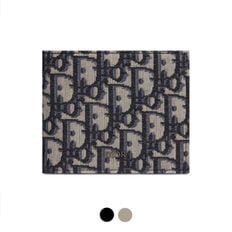 DIOR 디올 오블리크 컴팩트 반지갑 카드 지갑 2컬러 2OBBH027YSE 60286734