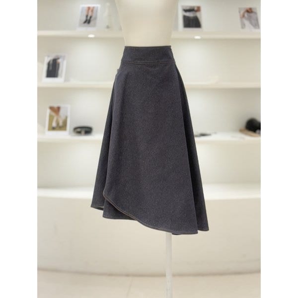 [여주점] 여성 언발란스 데님 스커트 (D251MSD012)