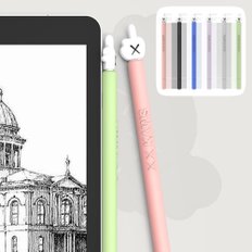 애플펜슬 아이펜슬 손가락 펜촉 보호캡/팁 실리콘 케이스 스킨 그립 커버 아이패드 펜슬 악세사리 1 2세대