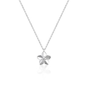 14K/18K 랩다이아몬드 1부 데이지 목걸이(LN3031)