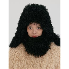 ZPUR Fluffy Baraclava - Black