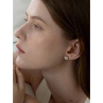 므씨엘 14K/18K 오르베젤 5부 랩다아몬드 귀걸이