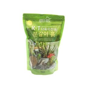 다육이전용 분갈이흙 다육이흙 화분흙 원예 2.5L 1P X ( 2매입 )