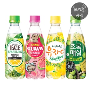 초록매실 스파클링 외 3종 350ml x 10개 (선택옵션)