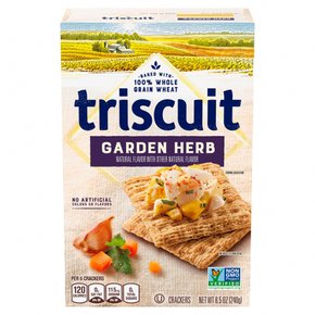 Triscuit  Triscuit  가든  허브  통곡물  밀  크래커  241.0g