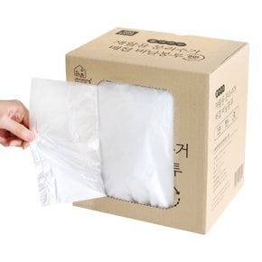 뽑아쓰는 티슈형 분리수거 배접 비닐봉투100매(80L)