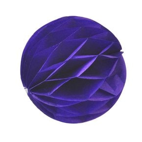 페이퍼허니컴볼(6cm)퍼플 꽃볼 페이퍼벌룬 페이퍼휠
