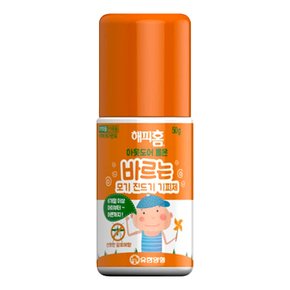 해피홈 아웃도어 롤온 바르는 모기기피제 50g