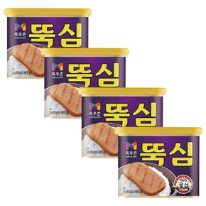 뚝심 300g x 4개 통조림 햄 소세지