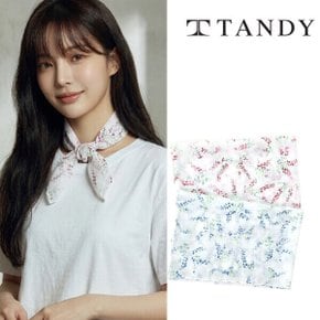 TANDY 메종 플라워 손수건 스카프