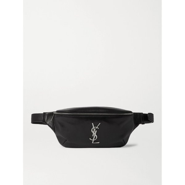 로고 아플리케 가죽 벨트백 19971654707028289