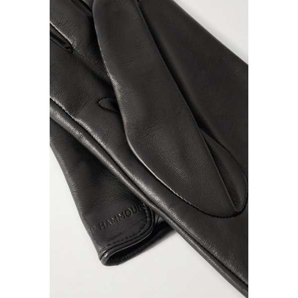 누어 해무어 블랙 가죽 장갑 46376663162989284