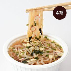 가벼운 곤약 우동 80kcal 컵면 320g 4개