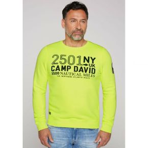 4403359 Camp David MIT LOGO ARTWORK - Sweatshirt neon lime