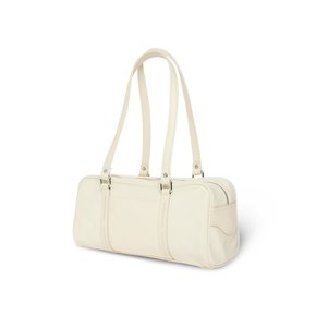 line boston bag (라인보스턴백) - glossy Ivory