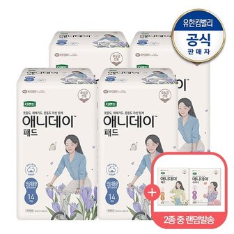 디펜드 애니데이 요실금 패드 안심대용량 14매x4팩 + 애니라이너 2매