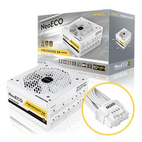 Antec NeoECO 1000W WHITE 80PLUS GOLD 풀 모듈러 ATX 3.0 (PCIE5)