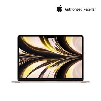 애플 맥북에어 13 M2 (CPU8 GPU8) RAM 8GB, SSD 256GB 스타라이트 MLY13KH/A