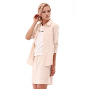 Front Open Shirt Dress