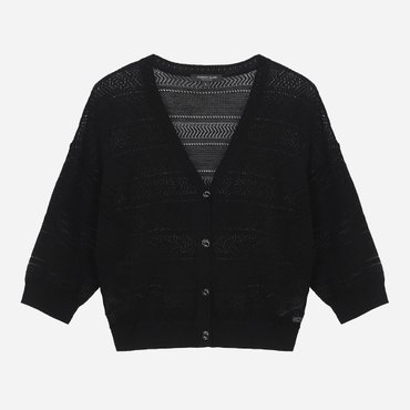 써스데이아일랜드 크로쉐 스카시 믹스 가디건 (T254MCD239W)