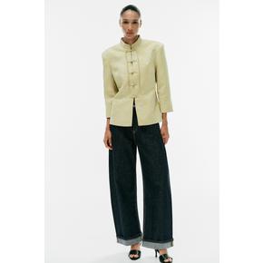 (ZARA 자라) 자카드 브란덴부르크 자켓 5063 707 307