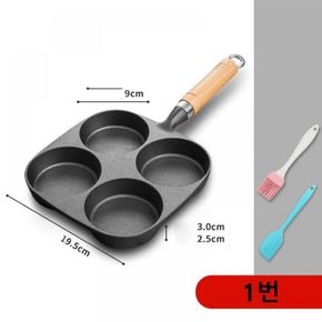 코팅팬 에그팬 후라이팬 브런치팬 4구 1번