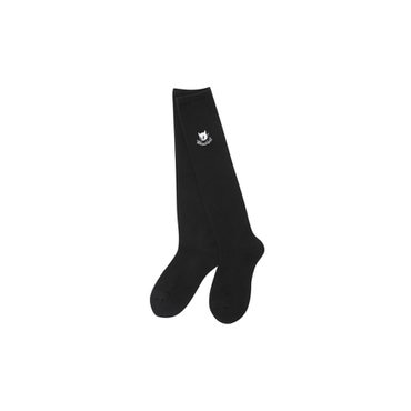 왁 Women Knee Socks_WGLCX24115BKX