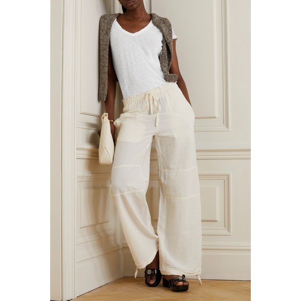 캐주얼 슬러브 코튼 티셔츠 화이트 8378037991492514