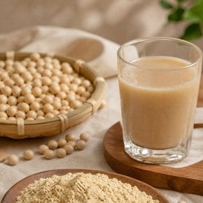 헬로우그린 국내산 볶은 백태 가루 500g(팩) 국산 저온로스팅 볶은 대두 콩가루 분말