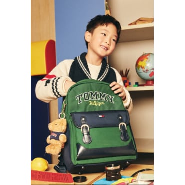 타미힐피거키즈 25년 S/S T42F0ABG700BL1 신학기가방 프리미엄 백팩 SET(가방+보조가방)