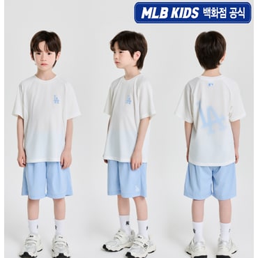 MLB키즈 (백화점공식) 애슬레저 빅럭스 티셔츠 세트 (2color) 7AS1B0753-07SBL