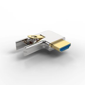6663RD HDMI-A 우로꺾임 커넥터(NEXT-6xxxHAOC-DD 광케이블 전용커넥터)