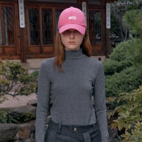 LAISSE Minimal Logo Ball Cap_Pink