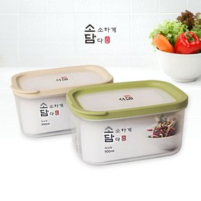 [마이스타일]소담 보관용기 직사각(4호) 900ml