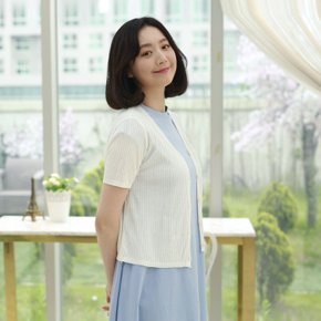 글리아 반팔 골지 가디건 BCD004