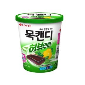 롯데 목캔디 허브 122g 6입