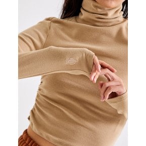 WINKLE POINT OVER NECK LONG SLEEVE TOP_T226TP140