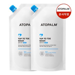 아토팜 [1+1] 탑투토워시 리필용 400ml