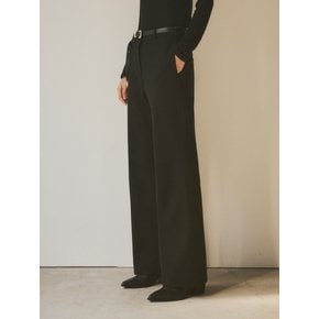 Slim Boot-cut Slacks_CTB510(Black)