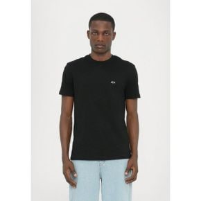 Armani Exchange 아르마니 익스체인지 베이직 티셔츠 - 검정색 7181886